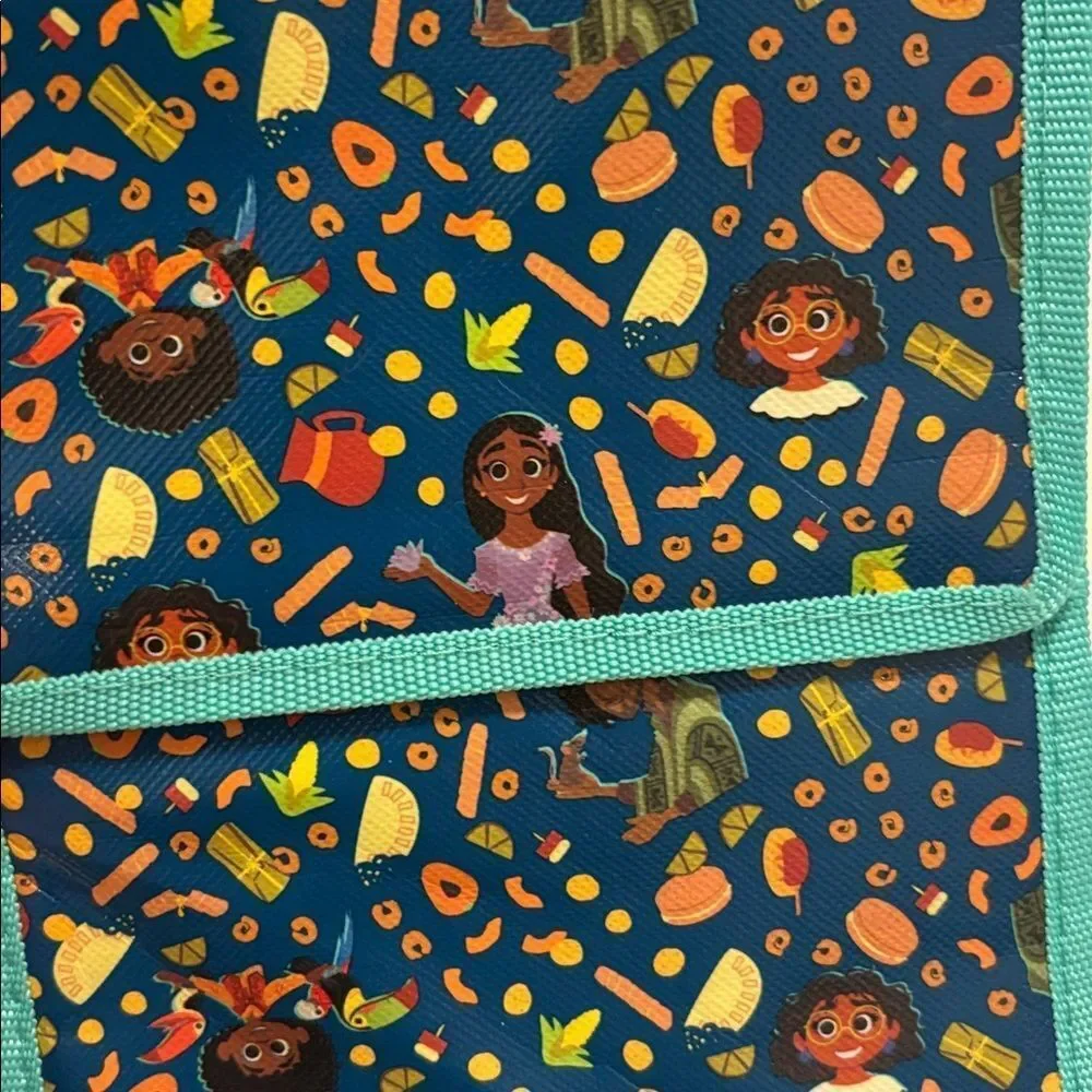 New! Disney Encanto 2023 Epcot Teal & Blue Insulated Lunch Snack Bag